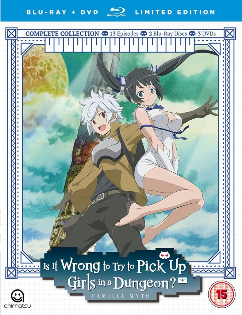 Detalhes do volume 4 DVD/BD de DanMachi 3