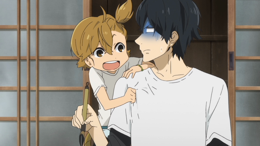 Barakamon Japanese Anime Calligraphy Handa Naru Kawaii Confused