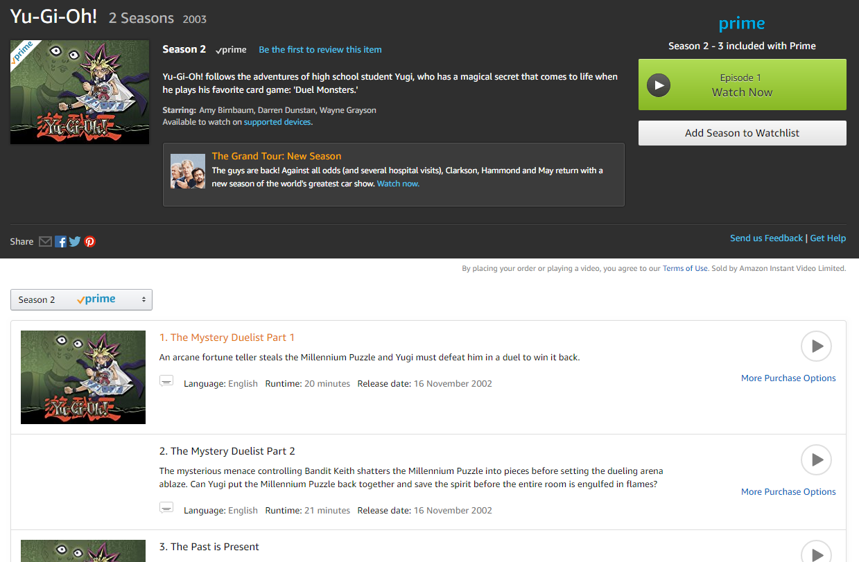 Prime Video: Yu-Gi-Oh!