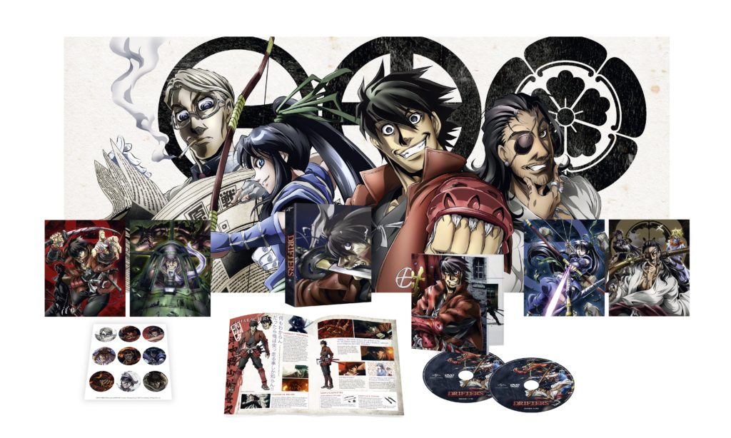 Drifters – Novos episodios do anime em DVD e Blu-Ray