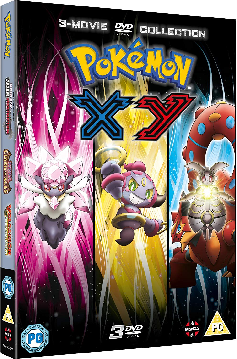 Pokemon XY Mega 3-Movie Collection Blu-ray