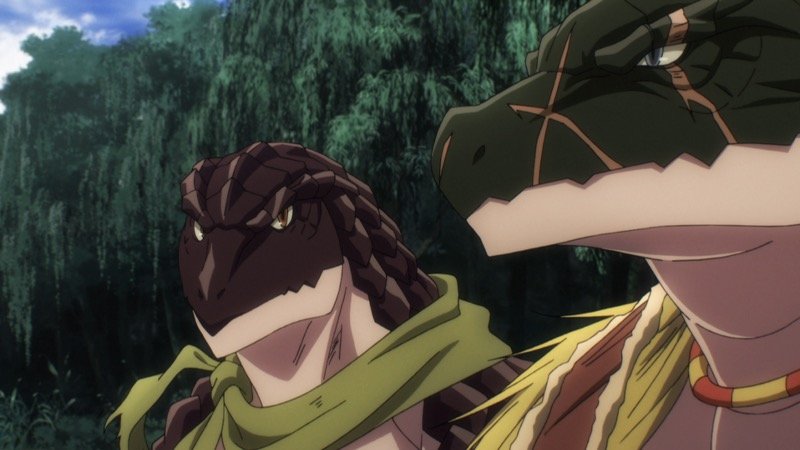 anime spends like 2 minutes talking about lizardman bod - YouTube