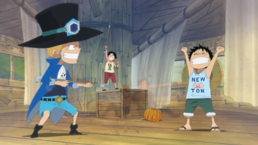 Big Three Brothers Pirate Hats Luffy Ace And Sabo From One Piece