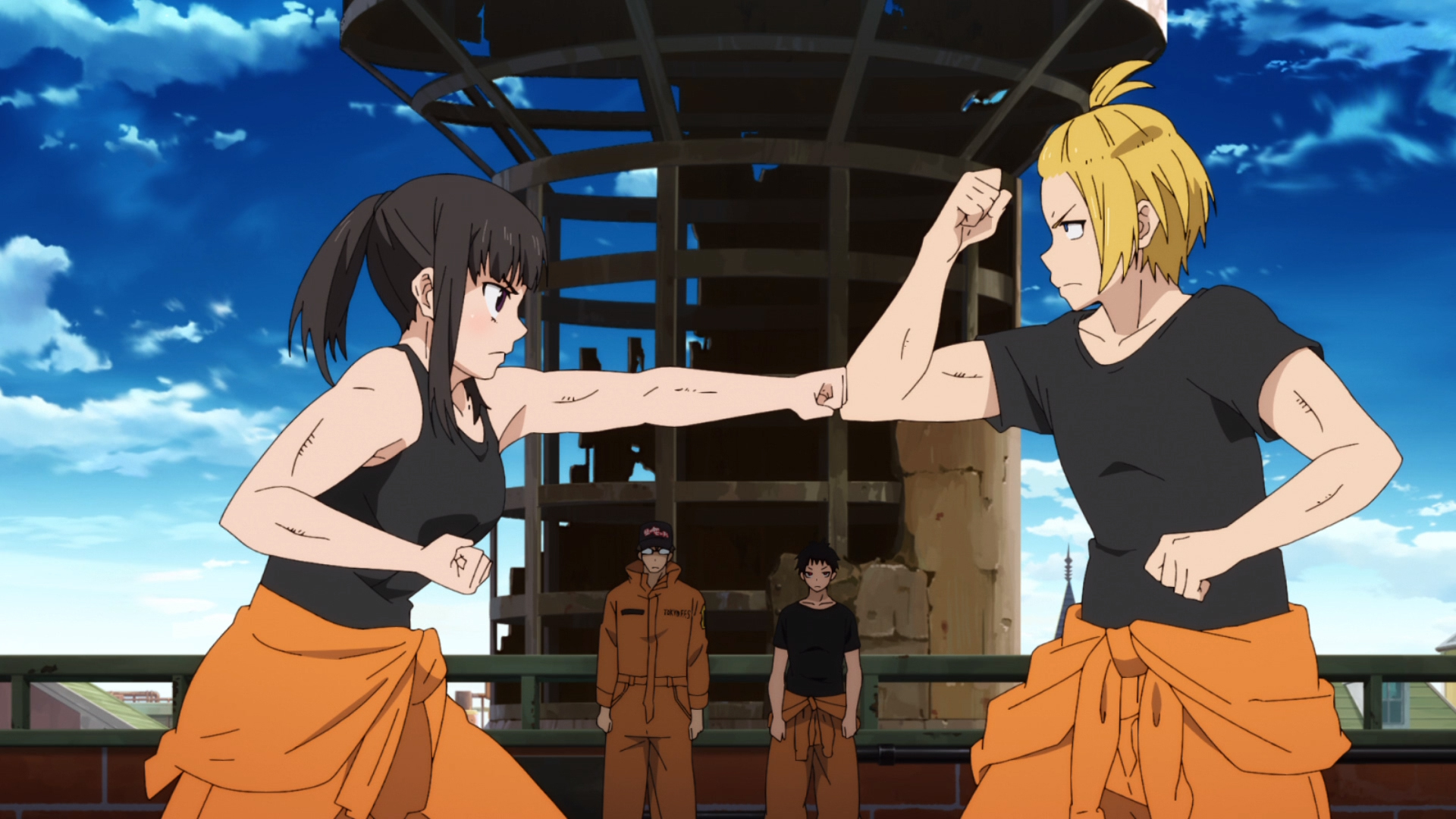 Review: Fire Force Episode 1: Holy Firefighters and Unholy Misjudgments -  Crow's World of Anime