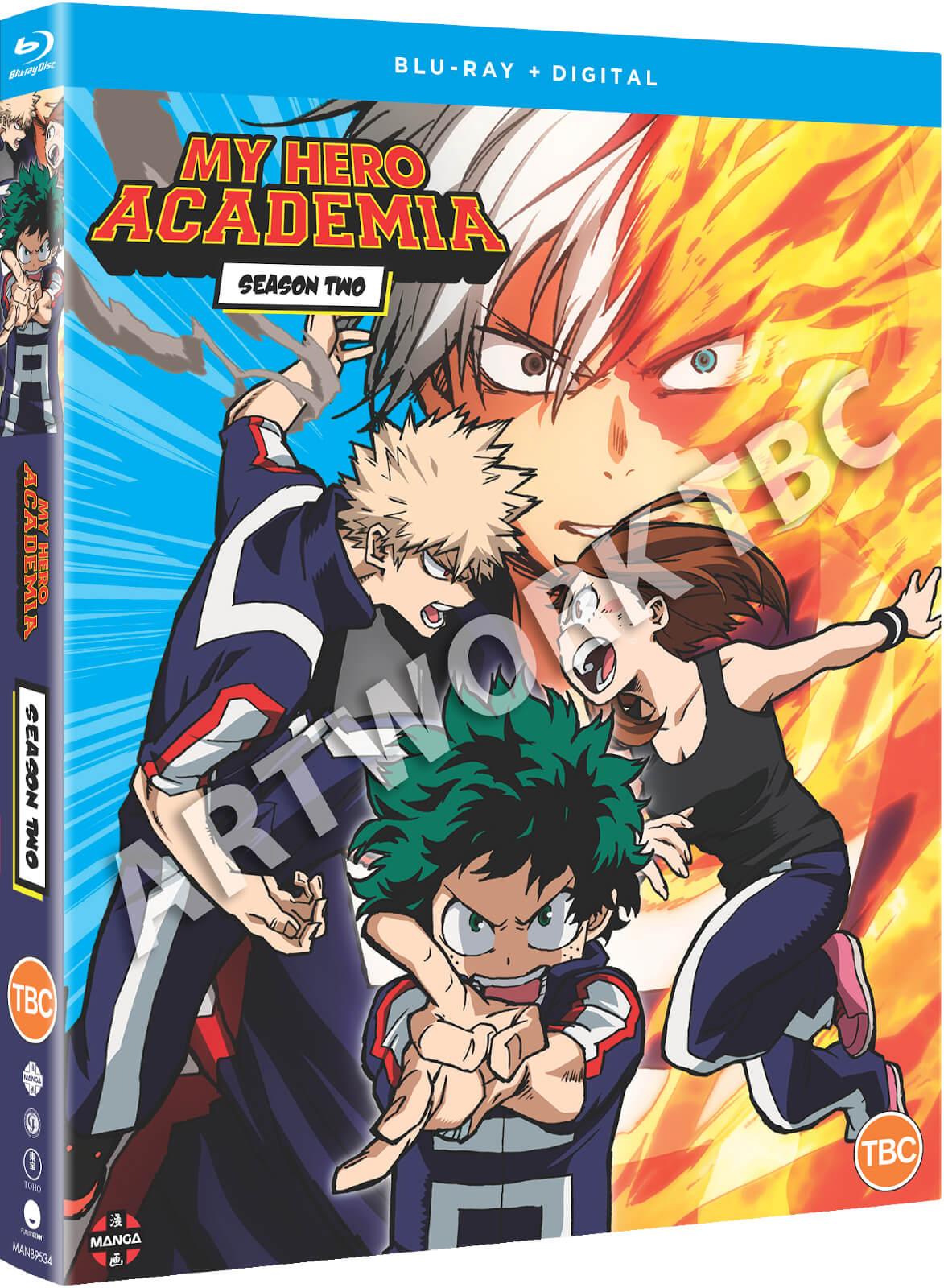 DVD Anime Boku No Hero Academia The Movie 2 - Heroes: Rising