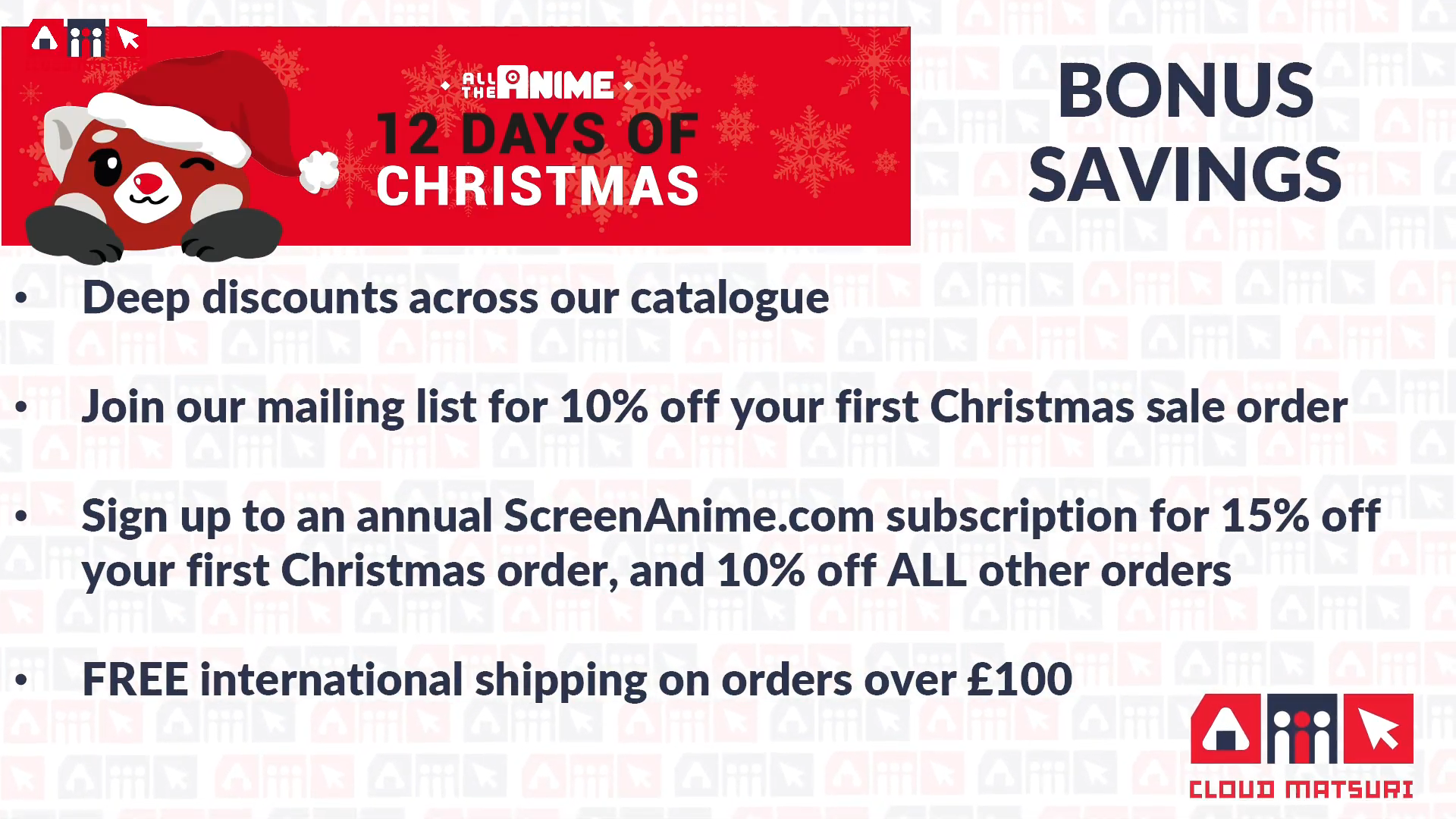 Anime Limited Cloud Matsuri November 2020 Panel Reveals More Christmas Sale  Details & New Announcements including Mawaru Penguindrum Blu-ray, Your Name  4K Ultra HD release • Anime UK News