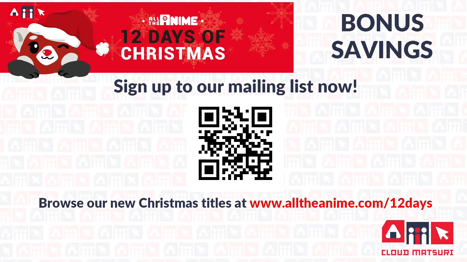 Anime Limited Cloud Matsuri November 2020 Panel Reveals More Christmas Sale  Details & New Announcements including Mawaru Penguindrum Blu-ray, Your Name  4K Ultra HD release • Anime UK News