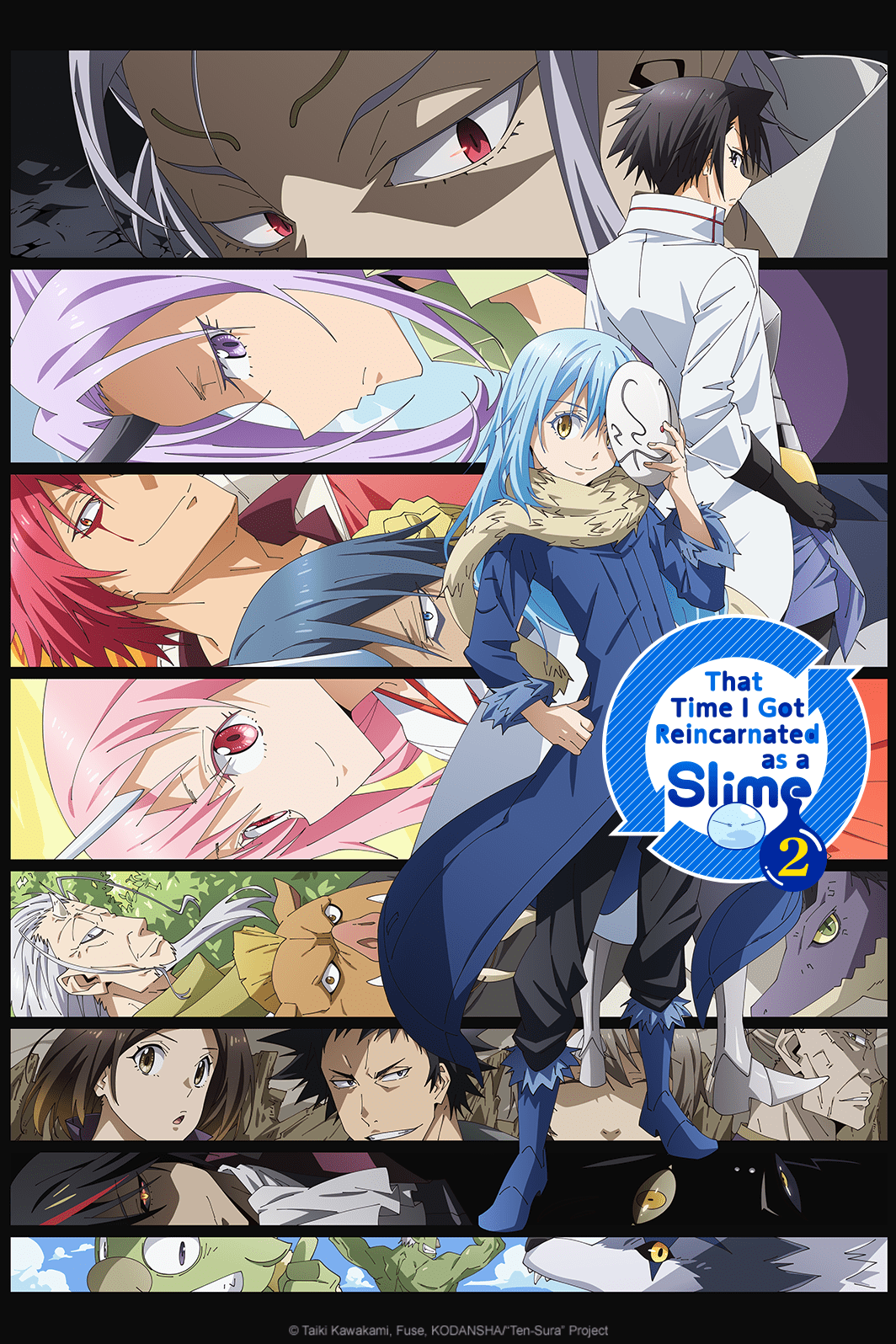 Lazy Senpai - That Time I Got Reincarnated as a Slime season 2 part 2  Production animation: 8bit Premiere: July 6, 2021