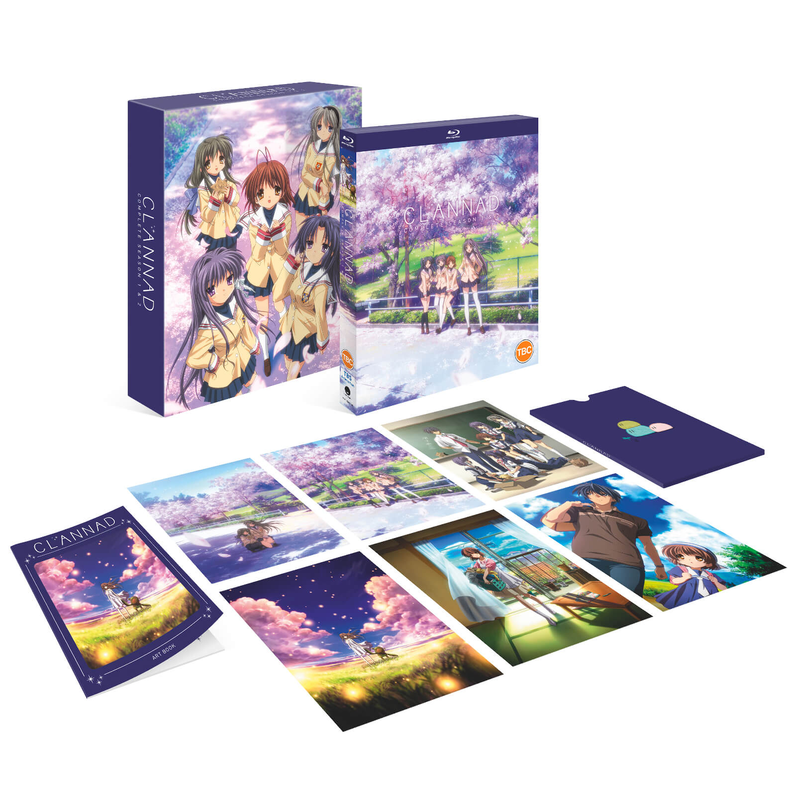 CLANNAD + CLANNAD AFTER STORY Complete Season 1 & 2 Collection (Blu-ray,  Anime)