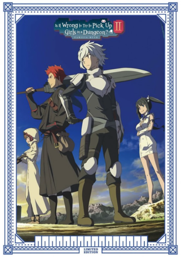 Detalhes do volume 4 DVD/BD de DanMachi 3