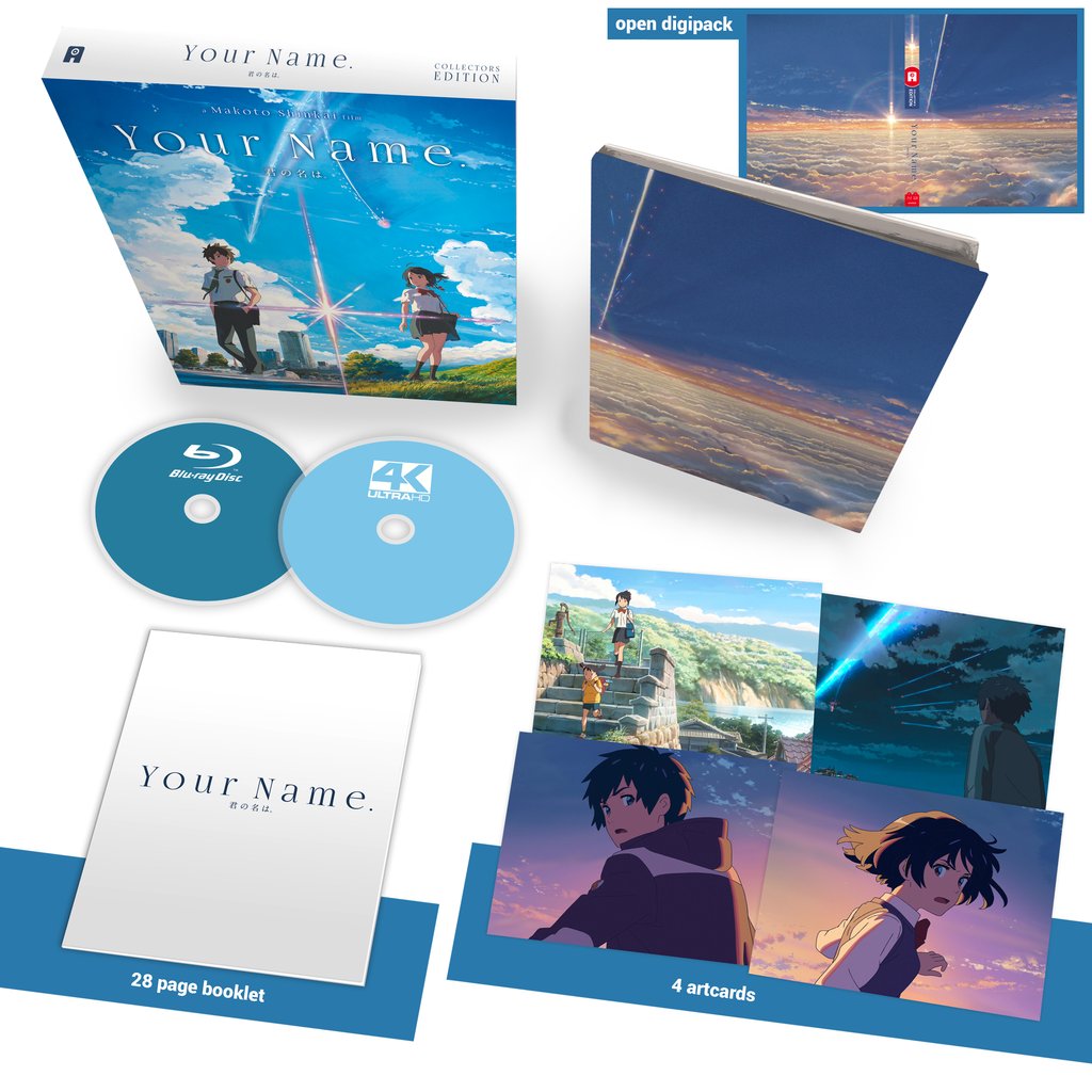 Kimi no Na wa. Blu-ray and DVD Packs to Release on July 26!, Anime News