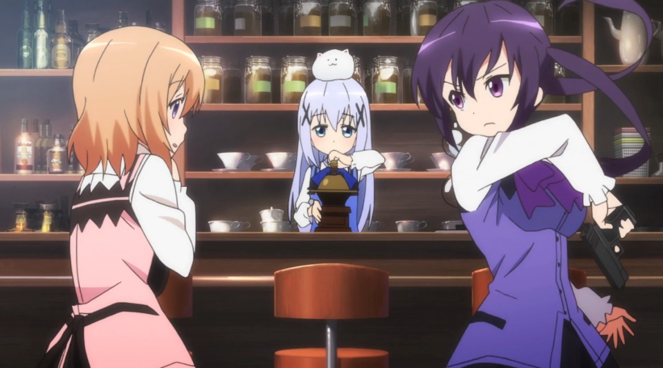 チノ Is the Order a Rabbit Anime cup of chino Kissaten Character game  black Hair cartoon png  PNGEgg