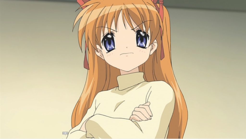 Screenshot of an anime character from clannad air kanon, 1080p, bluray,  highres, high resolution, high quality, best quality, very sharp, sharp  lines, clean, clean lines