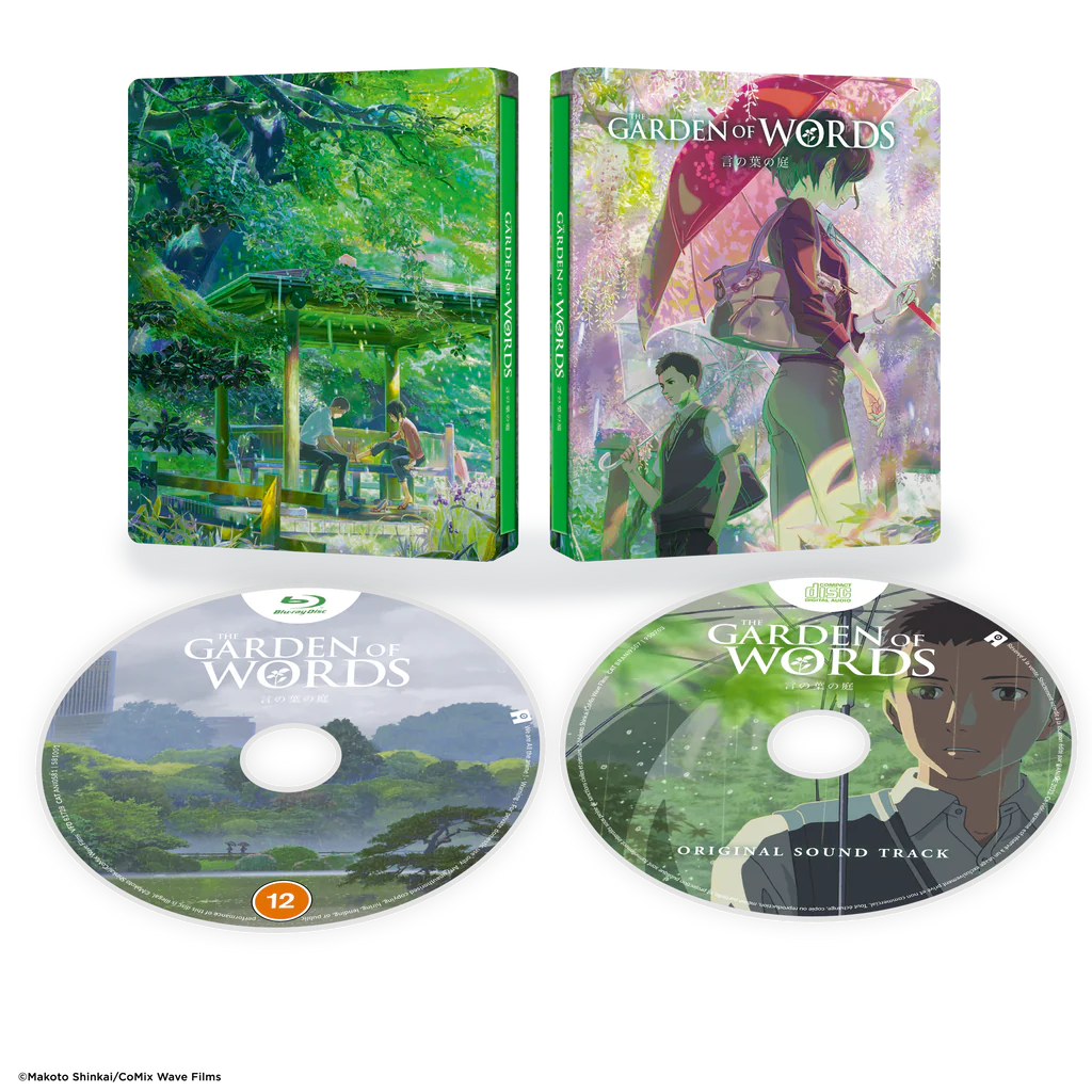 Uk The Garden Of Words Steelbook Blu Ray 1