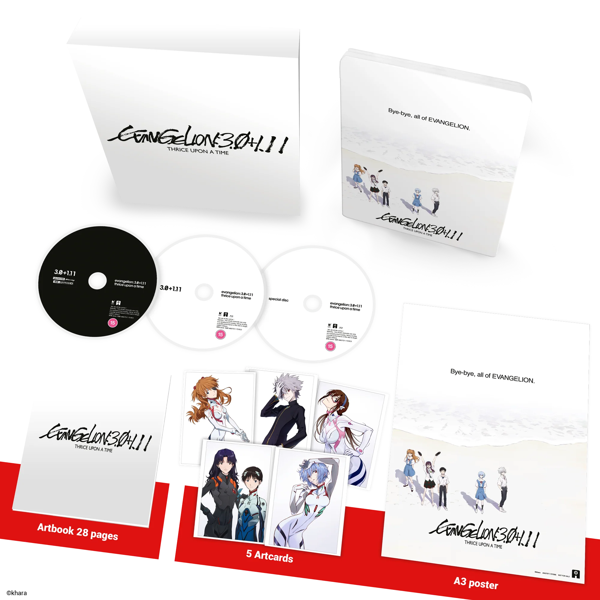 Uk Evangelion 3.331.11 Thrice Upon A Time 4K Ultra Hd Deluxe Edition 1