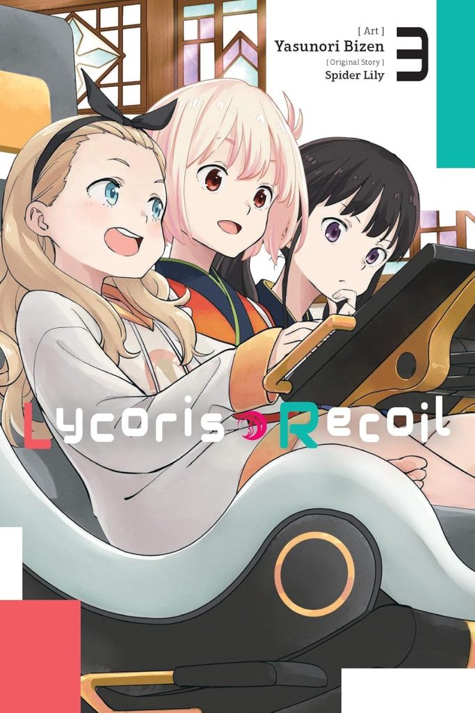 Lycoris.　1001 Lycoris Recoil Volumes 2 and 3 Review • Anime UK News