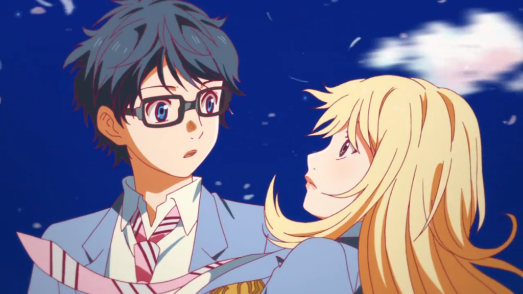 14. Your lie in April 1st opening- Hikaru nara